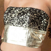 Gold & Brown Hair on Corset