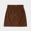 Double zipper mini skirt