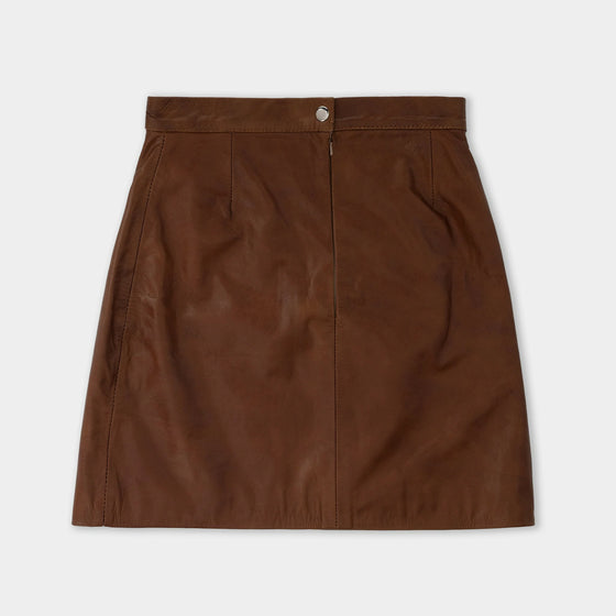 Double zipper mini skirt