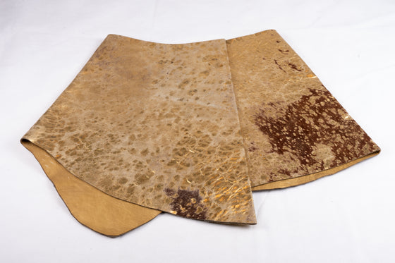 Gold & Brown Hair on Skirt